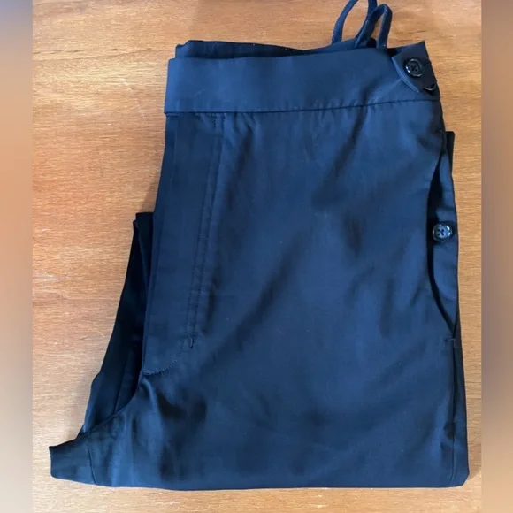 Helmut Lang Virgin Wool Black Trousers — Size 8 - Picture 2 of 9